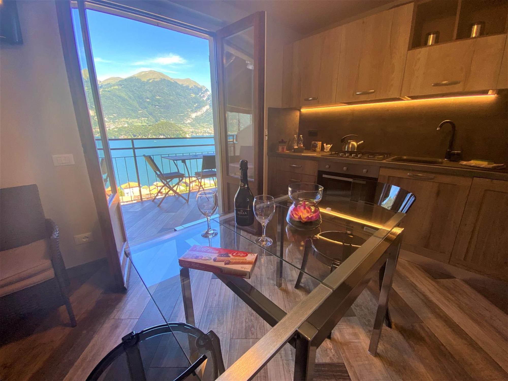 Il Bellavista Apartment Lezzeno Ruang foto